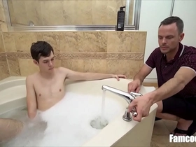 A Thorough Wash For step Son With 's Cum