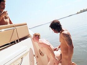 Xavier Cox And Kyle Connors In And Fucking On The Boat
