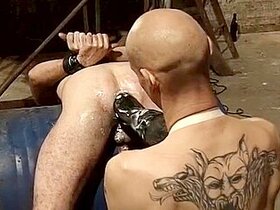 Hardcore Anal Fisting With A Sexy Bald Man