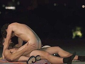 Colby Keller And Calvin Banks In Nighttime Public Anal Session With And